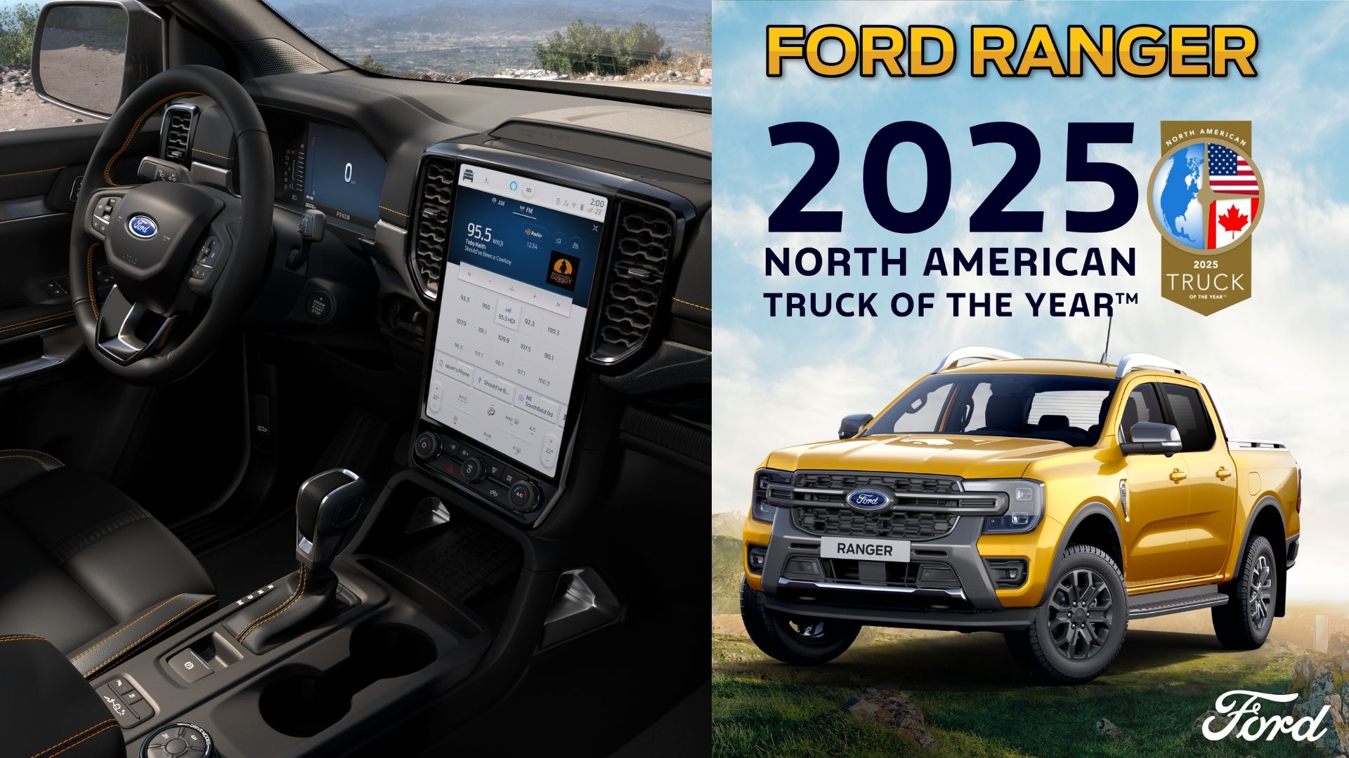 Ford Ranger 2025 High Rider Ford Ranger ទទួលបានពានរង្វាន់ជារថយន្ត Pick-Up ដ៏ល្អបំផុតប្រចាំឆ្នាំ ...